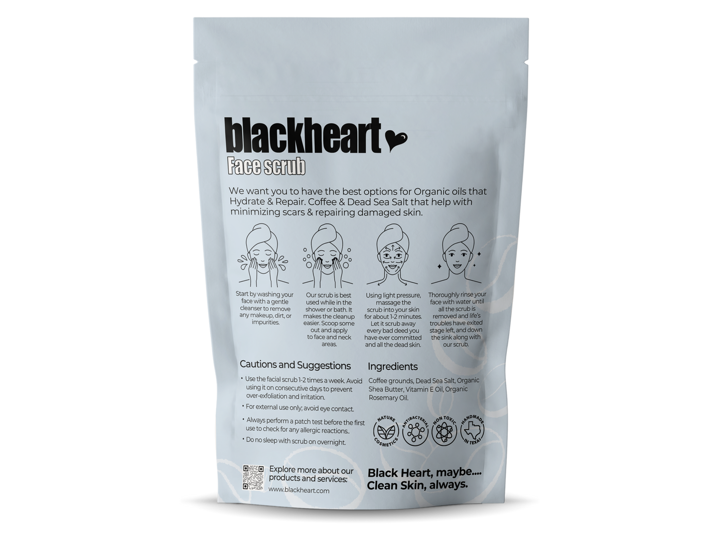 6oz Coffee Scrub with Organic Oils