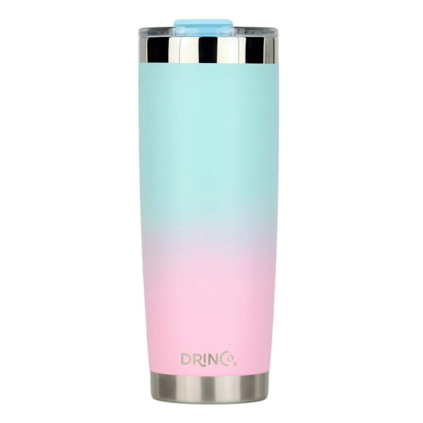 DRINCO® 20oz Insulated Tumbler Spill Proof Lid 2 Straws(Macaron)
