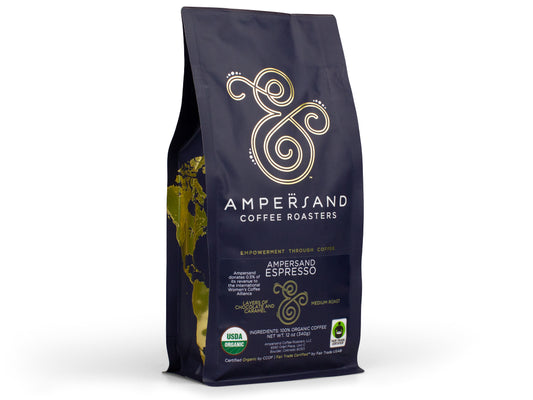 Organic Fair Trade Espresso Coffee, 12 oz.